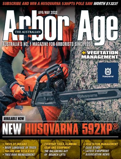 The Australian Arbor Age magazine cover