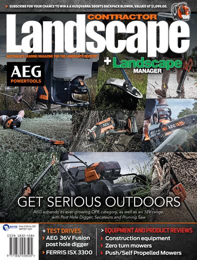 Landscape Contractor + Landscape Manager magazine cover