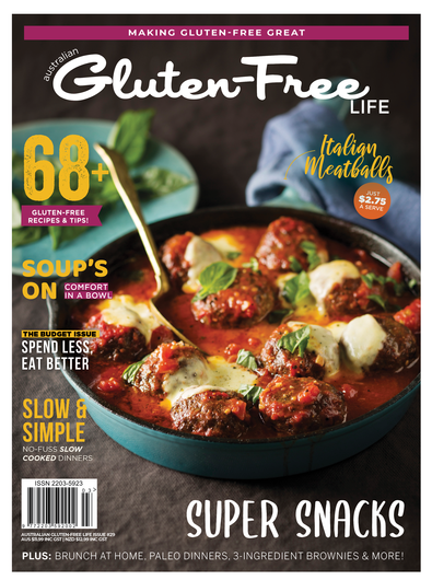 Australian Gluten-Free Life magazine cover