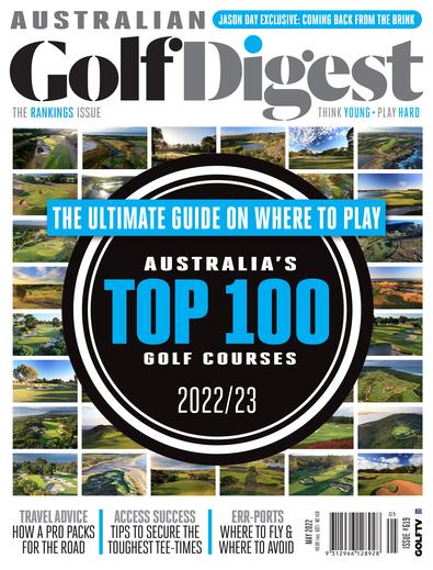 Australian Golf Digest magazine cover