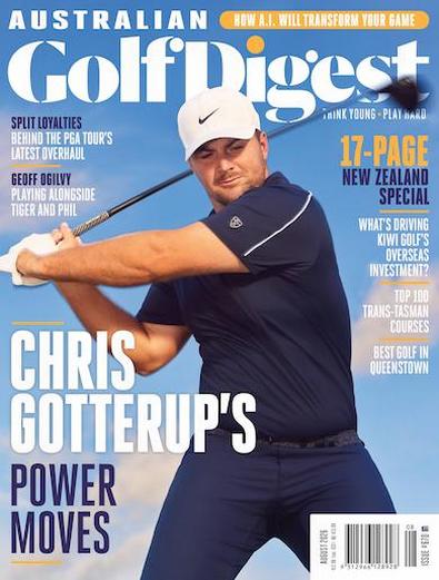 Australian Golf Digest magazine cover