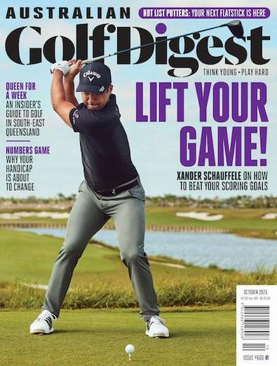 Australian Golf Digest magazine cover