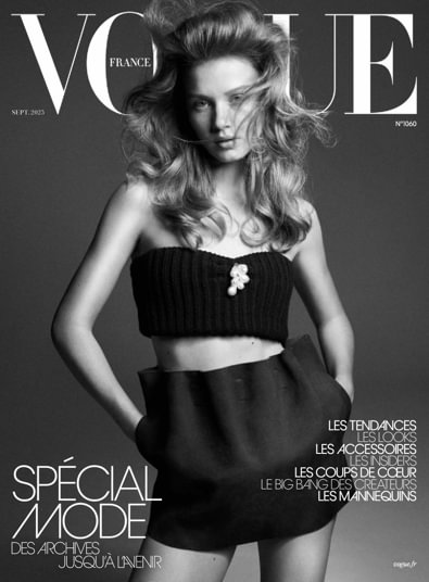 Vogue France magazine cover