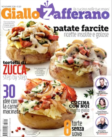 Giallo Zafferano (Italy) magazine cover