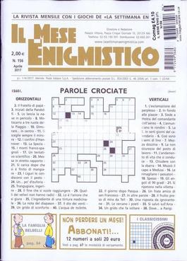 Il Mese Enigmistica magazine cover