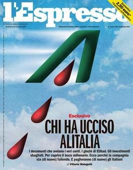 L'Espresso magazine cover