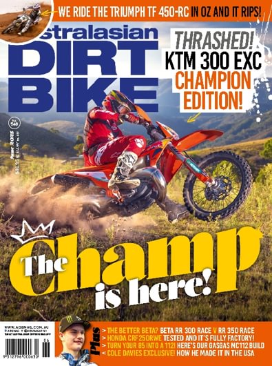 Australasian Dirt Bike Magazine digital cover
