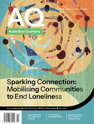 AQ: Australian Quarterly digital cover