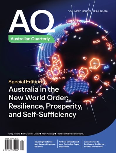 AQ: Australian Quarterly digital cover