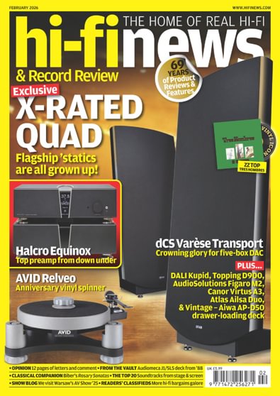 Hi Fi News digital cover