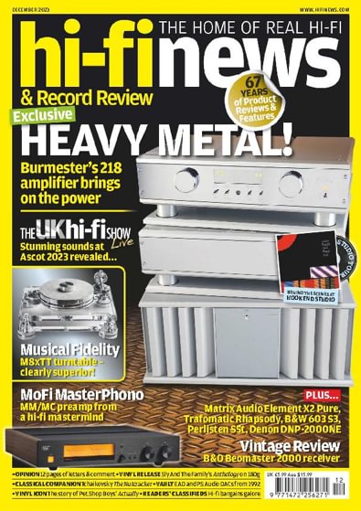 Hi Fi News digital cover