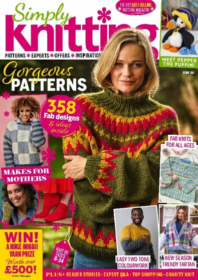 Simply Knitting digital cover