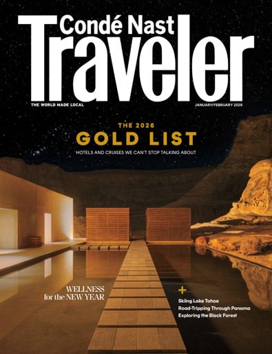 Conde Nast Traveler digital cover