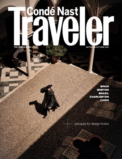 Conde Nast Traveler digital cover