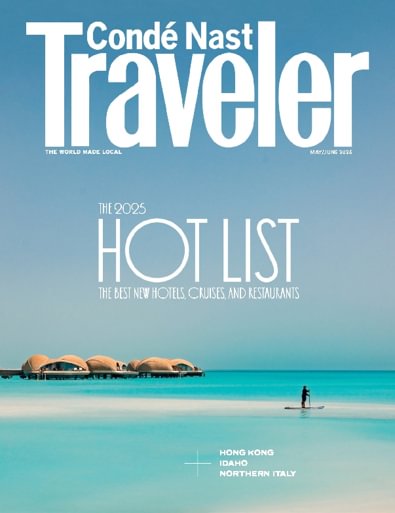 Conde Nast Traveler digital cover