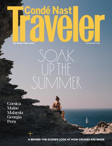 Conde Nast Traveler digital cover