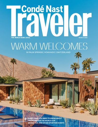 Conde Nast Traveler digital cover