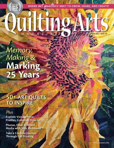 Quilting Arts Magazine digital cover