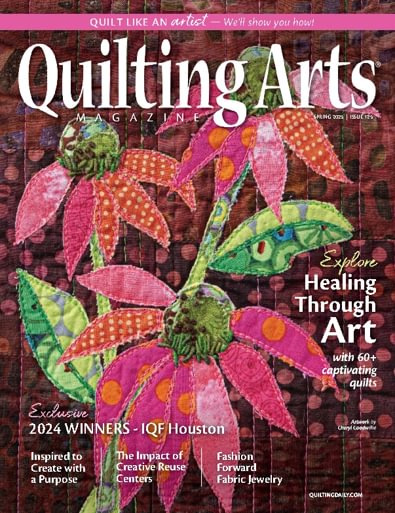 Quilting Arts Magazine digital cover