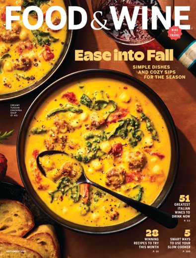 Food & Wine digital cover