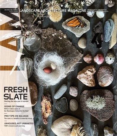 Landscape Architecture Magazine digital cover