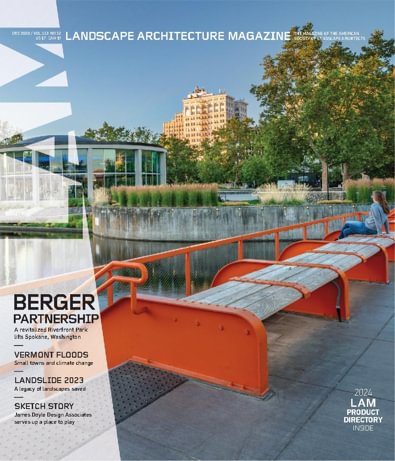 Landscape Architecture Magazine digital cover