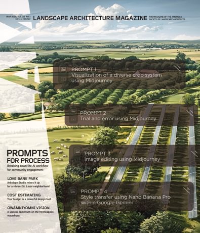 Landscape Architecture Magazine digital cover