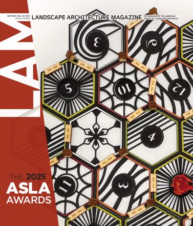 Landscape Architecture Magazine digital cover