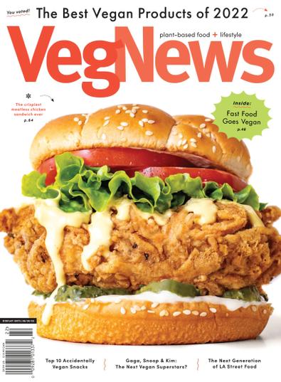 VegNews Magazine digital cover