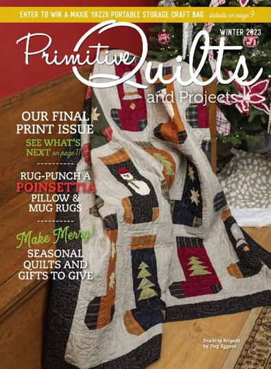 Primitive Quilts and Projects Magazine digital cover