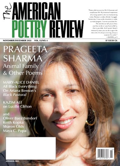 The American Poetry Review digital cover