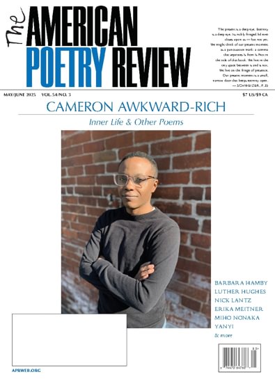 The American Poetry Review digital cover