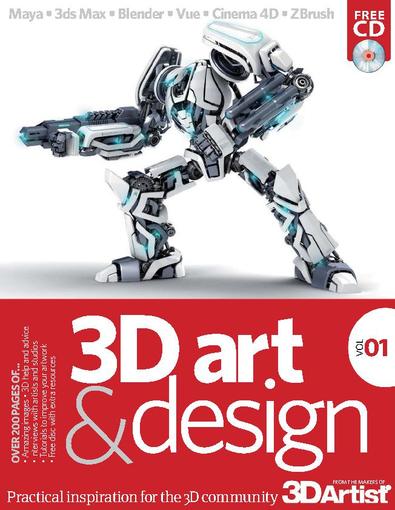 The 3D Art & Design Book Vol 1 digital cover