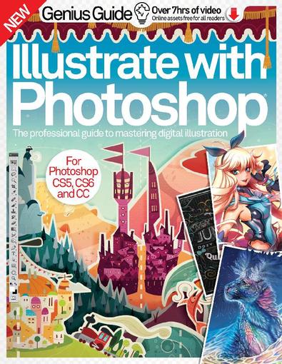 Illustrate with Photoshop Genius Guide digital cover