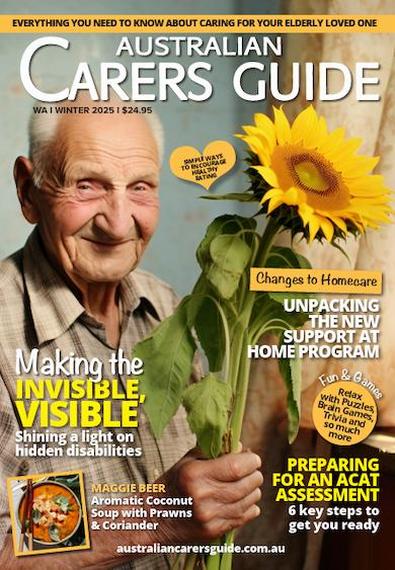 Australian Carers Guide WA digital cover