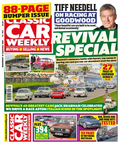 Classic Car Weekly digital cover