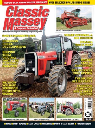 Classic Massey & Ferguson Enthusiast digital subscription Classic Massey & Ferguson Enthusiast digital cover