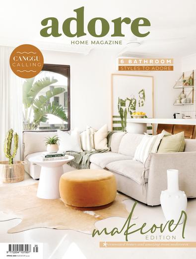 Adore Home Magazine cover