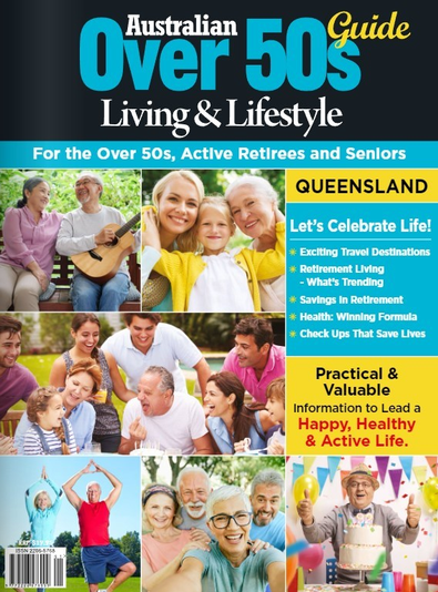 Australian Over 50's Living & Lifestyle Guide QLD magazine cover