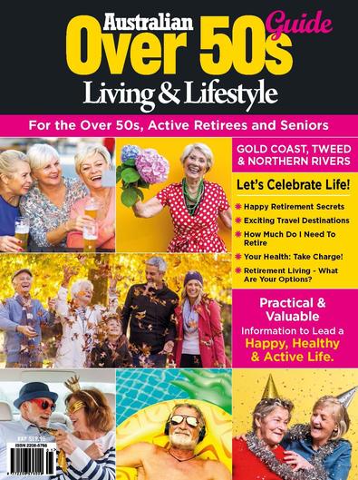Australian Over 50's Living & Lifestyle Guide GCT magazine cover