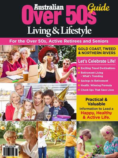 Australian Over 50's Living & Lifestyle Guide GCT magazine cover