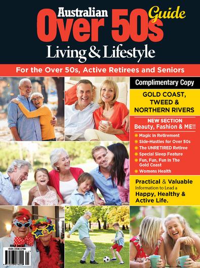 Australian Over 50's Living & Lifestyle Guide GCT magazine cover