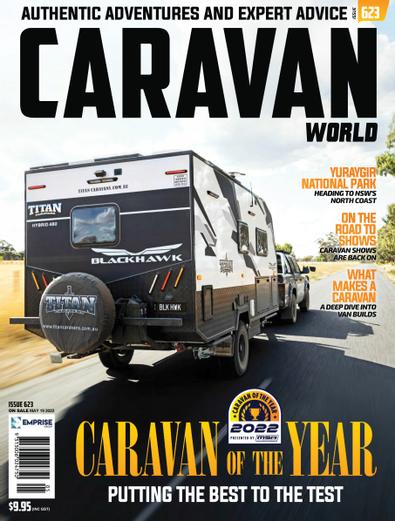 Caravan World magazine cover