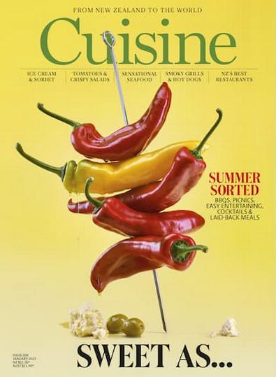 Cuisine (NZ) magazine cover