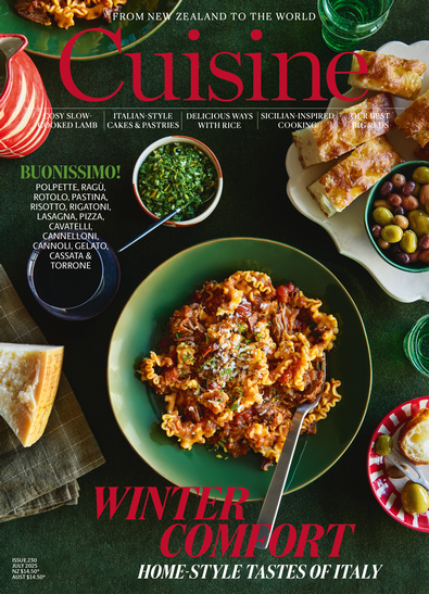 Cuisine (NZ) magazine cover