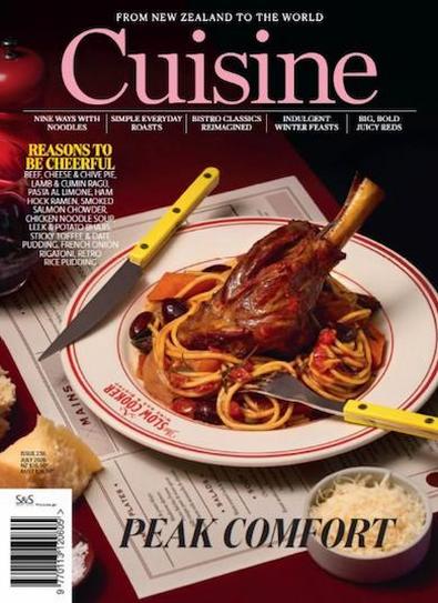 Cuisine (NZ) magazine cover