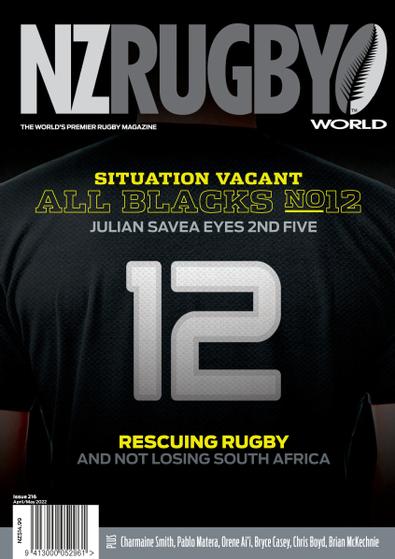 NZ Rugby World (NZ) magazine cover