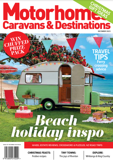 Motorhomes Caravans & Destinations (NZ) magazine cover