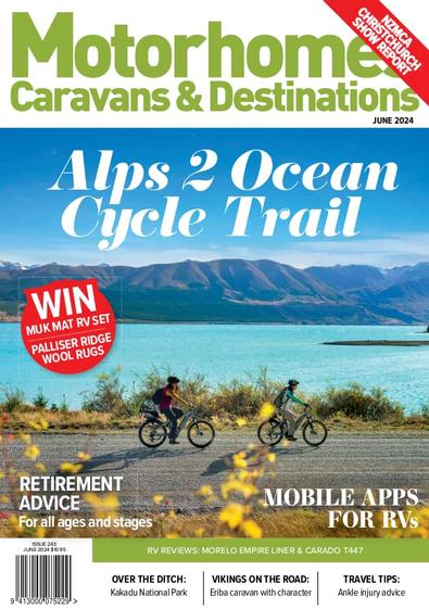 Motorhomes Caravans & Destinations (NZ) magazine cover