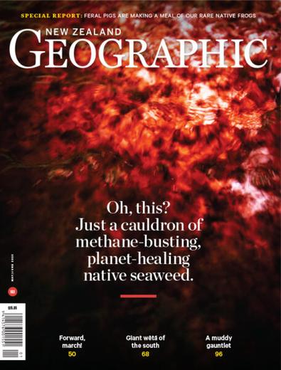 New Zealand Geographic (NZ) magazine cover